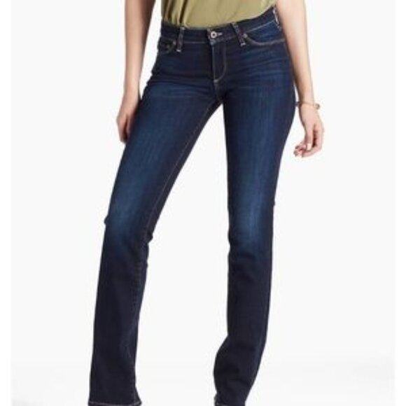 Lucky Brand Sweet n' Straight Ankle Jeans Twilight Blue Mid Rise Size 0/25 - Picture 1 of 10